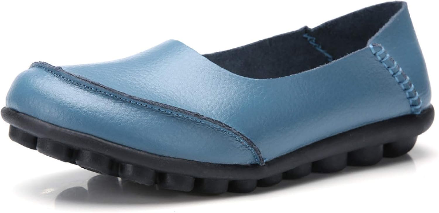 [PANLON] レディースモカシン 通気性 痛くない バレエシューズ ドライビングシューズ レディース コンフォート厚底 履きやす