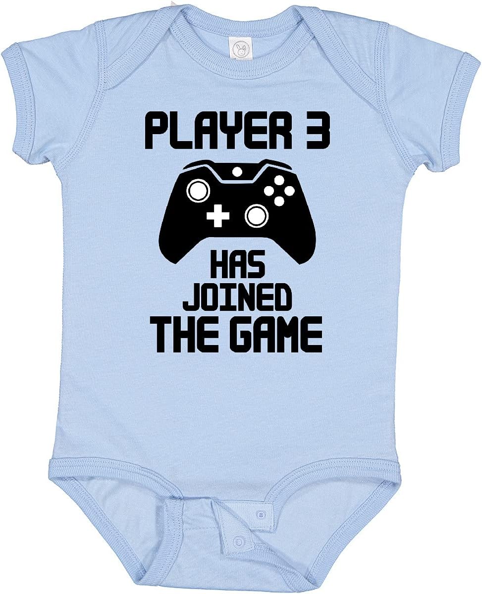 inktastic Player 3 Has Joined the Game Baby Bodysuit