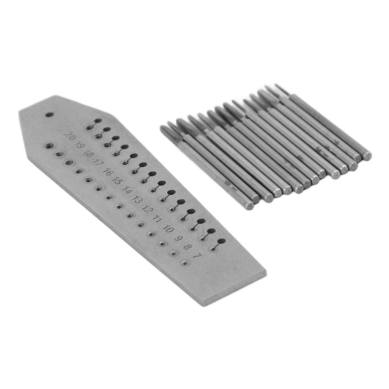 kit riparazione orologi Set Di Maschi E Filiere In Miniatura Da 14 Pezzi Per La Creazione Gioielli Riparazione Orologi, 0,7 Mm - 2, Struttura In Metallo Premium attrezzi orologiaio
