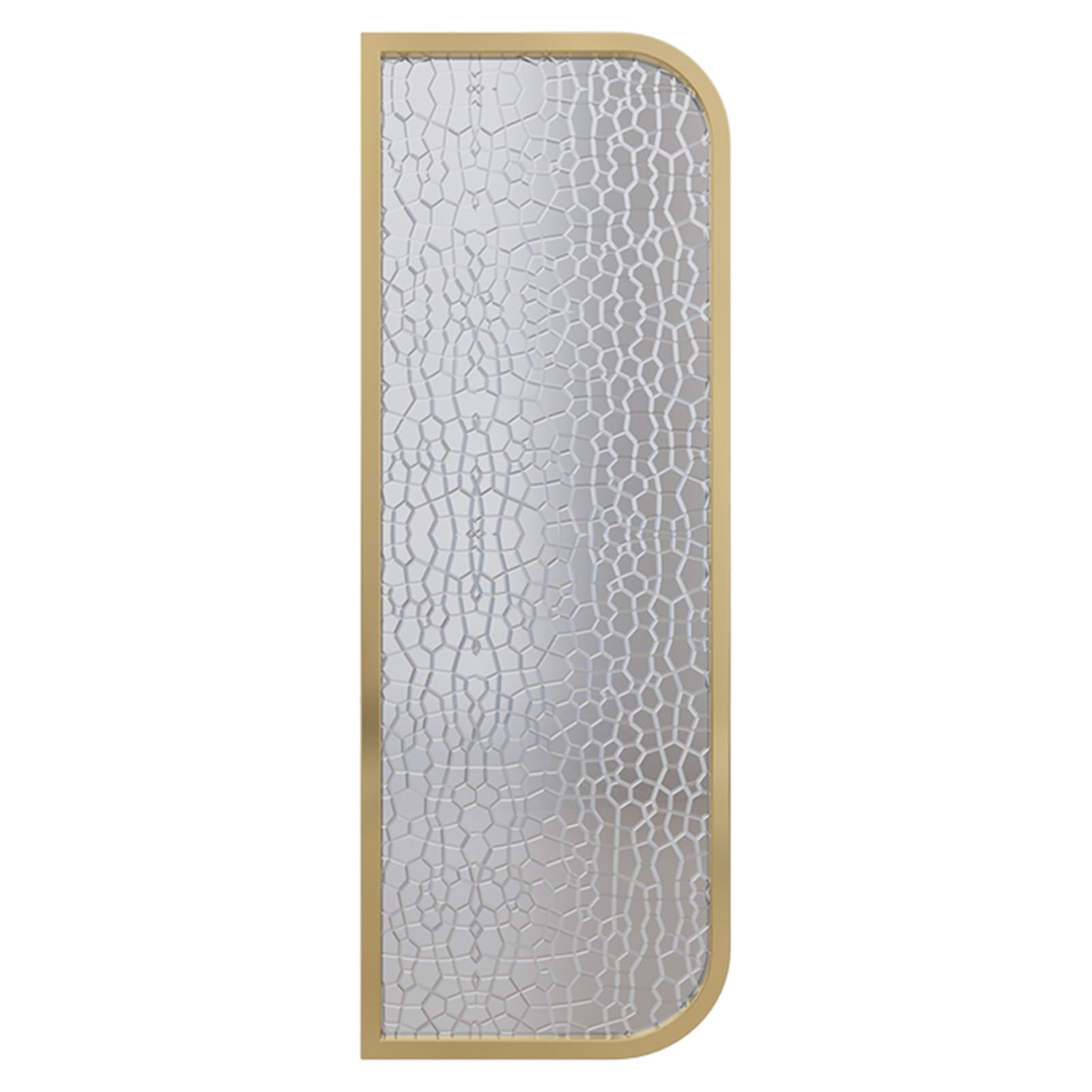 Urinoir mural homme en verre trempé 50x130 cm pour espace public haut de gamme