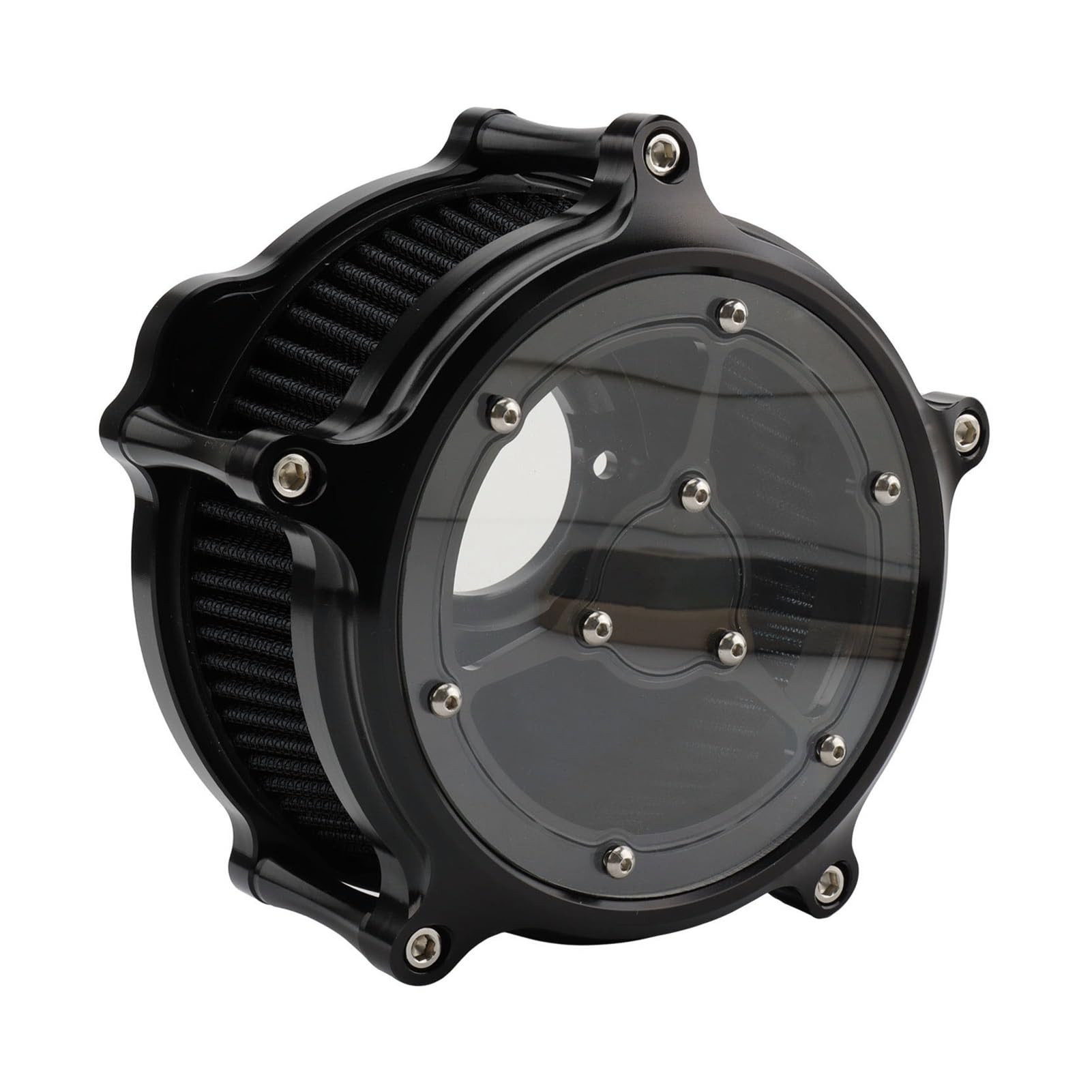 Harley Sportster Luftfilter Schwarz – Passend Für 883XL, 48, 1200 XL (2004-2024), Aluminium