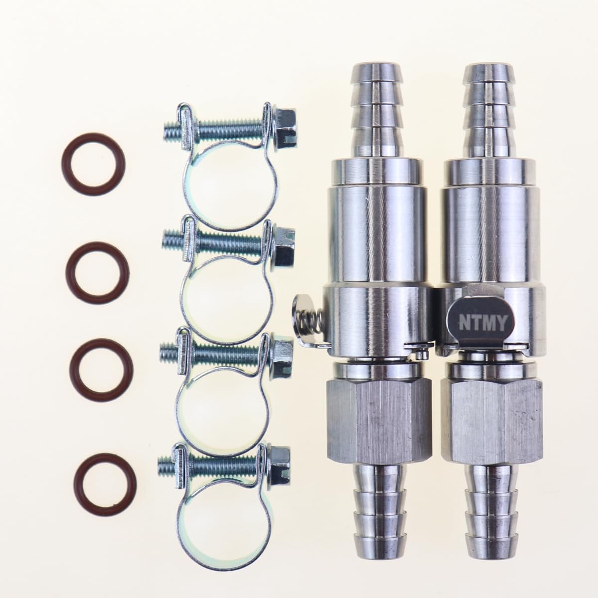 NEW 2 sets 5/16" Fuel Line Hose Quick Release Disconnect Coupling Kit For Fits BMW KTM APRILIA