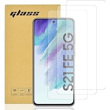Totill [3 Pack] for Samsung Galaxy S21 FE Tempered Screen Protector 4G and 5G, 99.99% HD Clarity 9H Hardness Premium Quality Guard Film Case Friendly, Comfortable Round Edge Not for S21