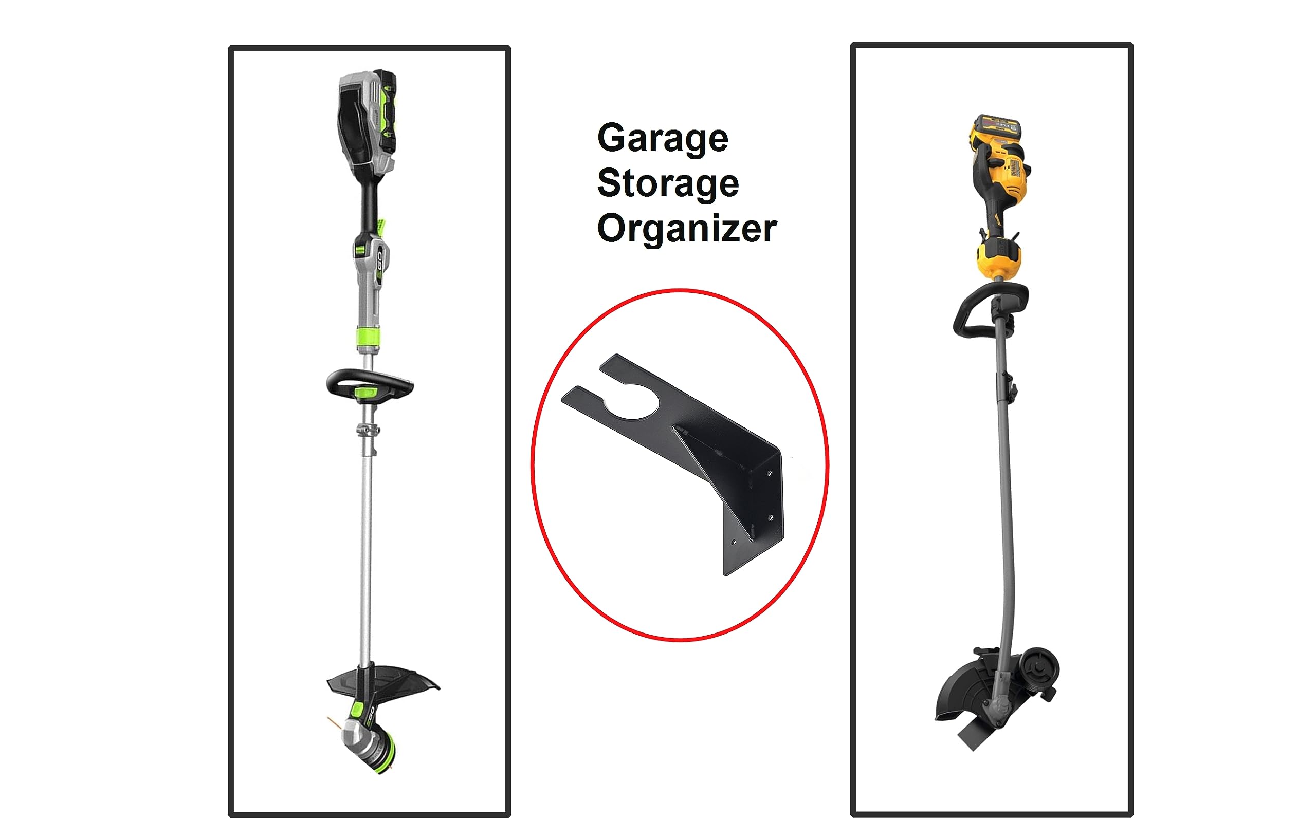 Battery Organizer Power Tool Organizer Wall Mount, Lawn Tool