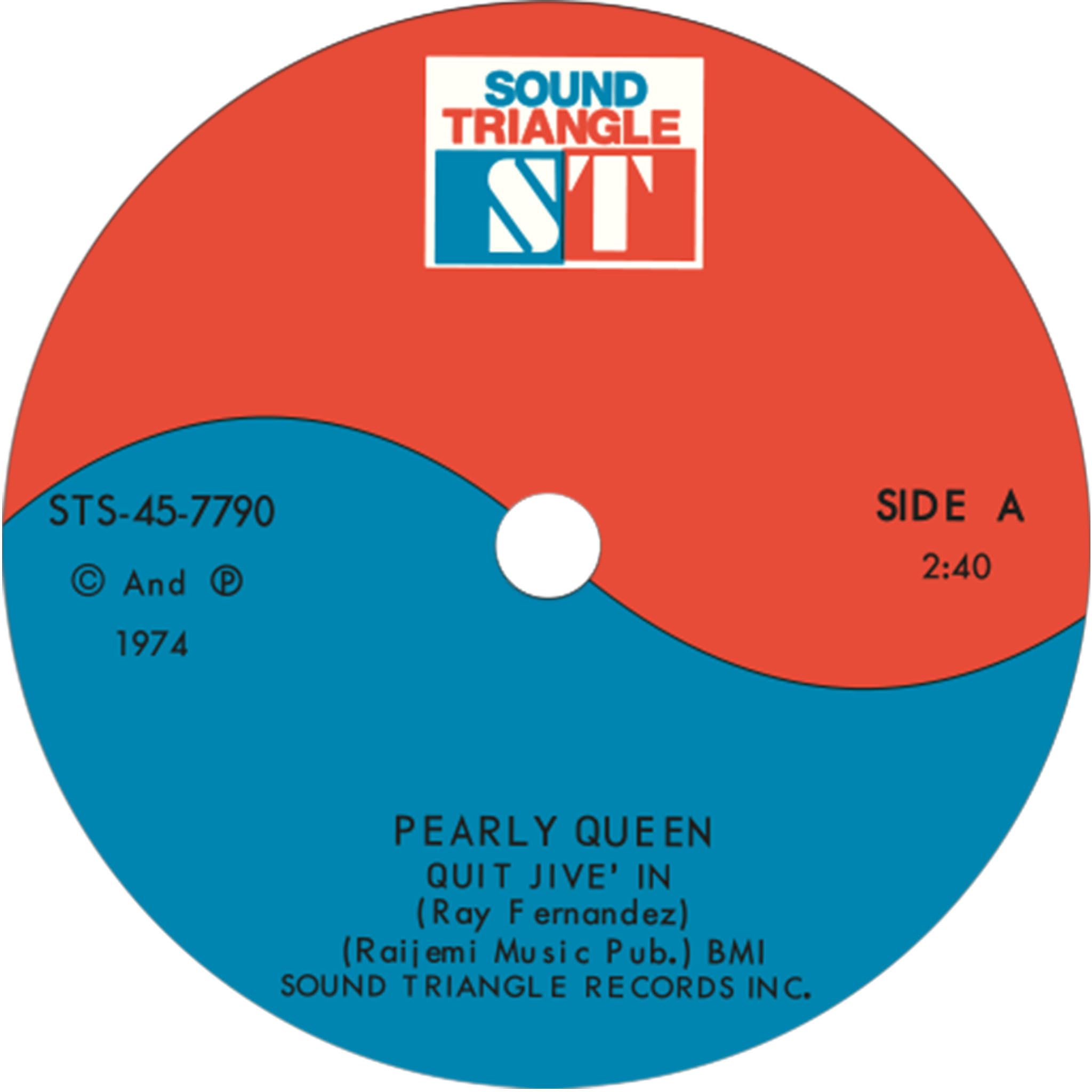 PEARLY QUEEN - Quit Jive' In - Vinyl (7"")
