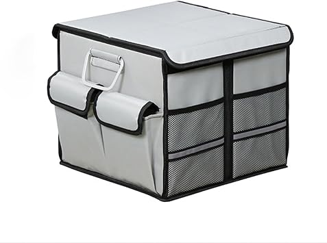 Car Trunk Organizer for Volkswagen Golf 1974-2025,Water-Resistant Foldable Storage Box Removable Dividers Handles for SUV Sedan Multiple Pockets