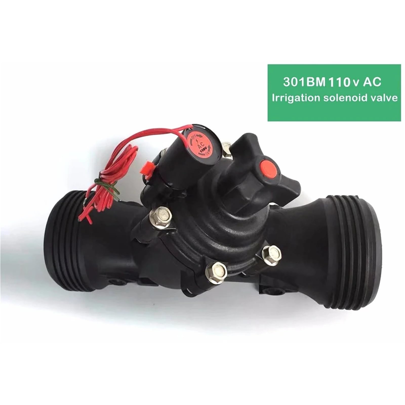 Elettrovalvola for irrigazione normalmente chiusa da 3" 220V 12V 24V Nylon DN80 Irrigazione agricola(24VAC)