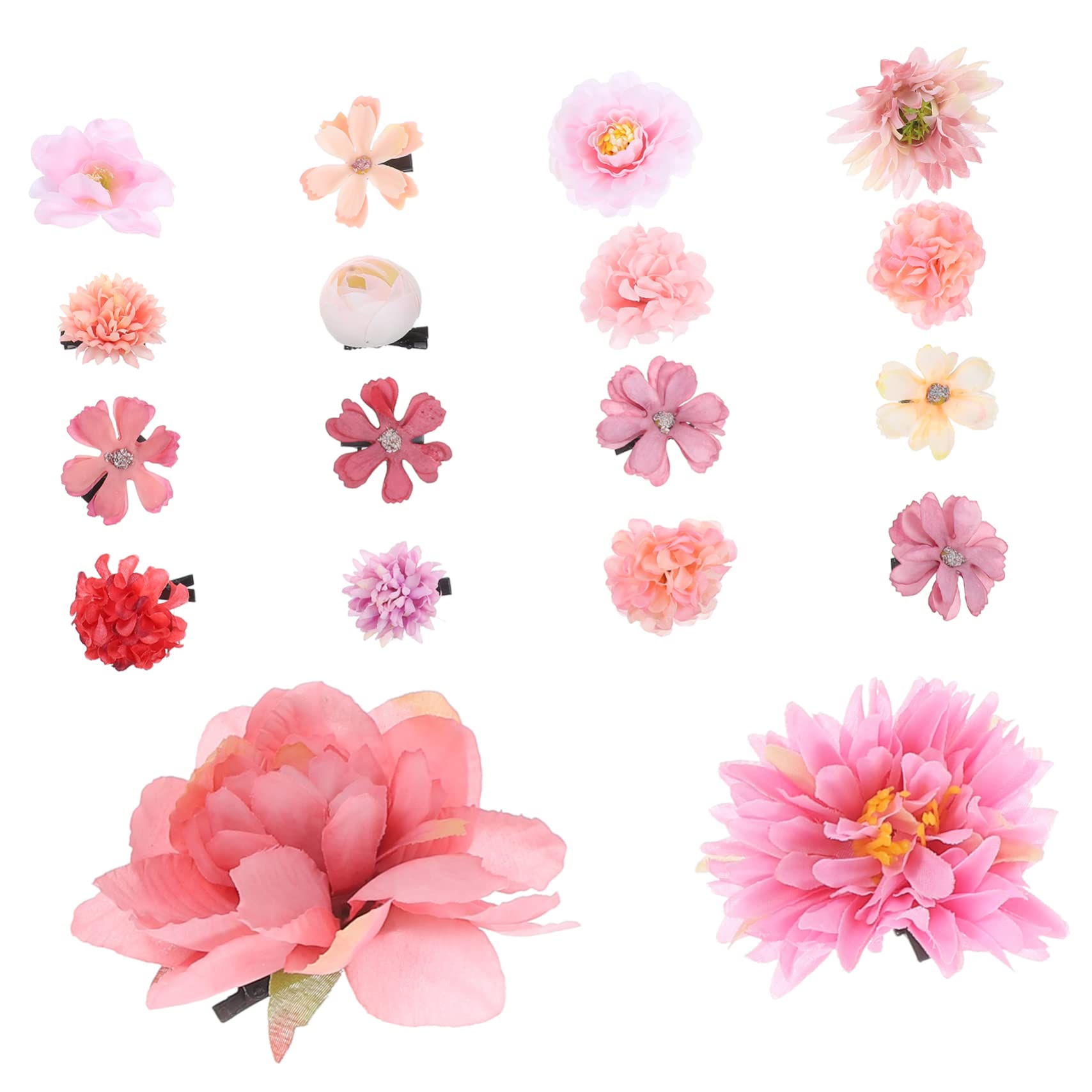 minkissy 72piezas Clip De Pelo Floral Para Niñas De De Cabello Bonitas Accesorios Para Cumpleaños y Actuaciones Horquillas Resistentes y Ligeras y Morado