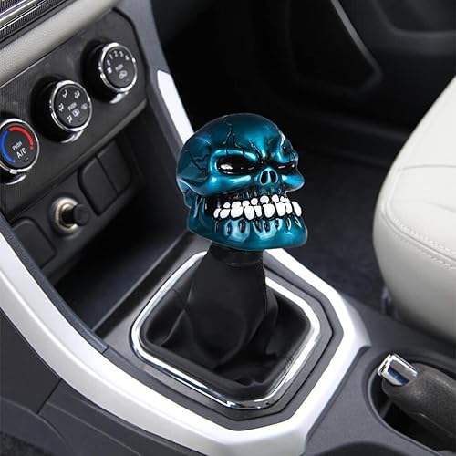 Miniatura 9 de Arenbel Perillas de palanca de cambios de esqueleto, manija de palanca de cambios de automóvil, se adapta a la mayoría de vehículos de transmisión