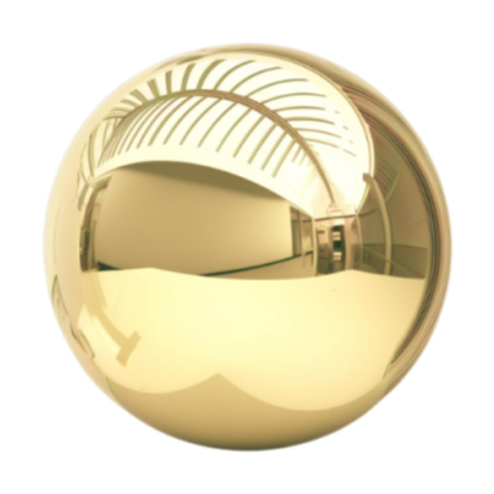 TRENDIVIBE Gazing Ball Stainless Steel Smooth Mirror Ball for Home Housewarming Outdoor 15cm