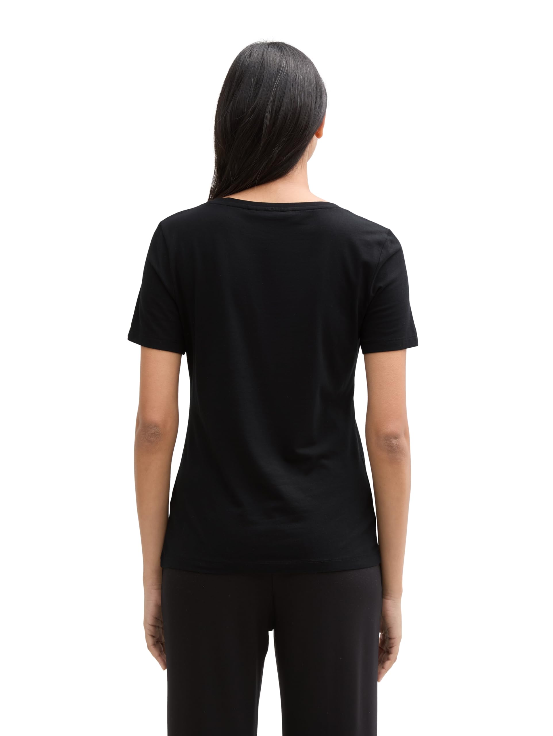 Tom Tailor Damen T-Shirt mit Herz-Print