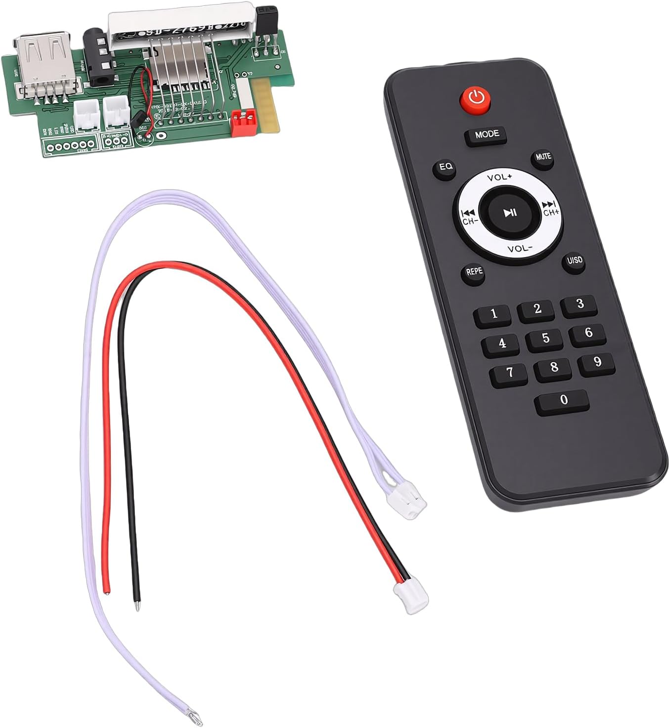 Dpofirs MP3 Lossless Decoder Board Bluetooth 5.2 Music Amplifier Dual Connection for Audiophiles, ABS Material