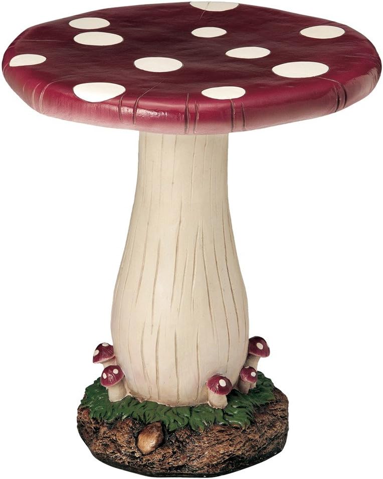 ケーイーアイ(KEI) キノコのガーデンテーブル レッド 3017-RD