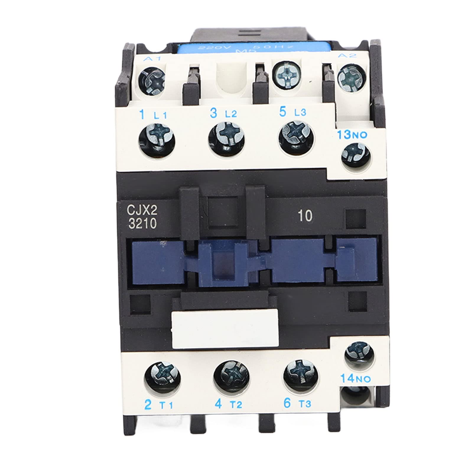 Contactor AC Contactor normalmente abierto 50Hz Alta sensibilidad Alta conductividad eléctrica Gran capacidad de carga 32A Contactor de motor de bobina para distribución eléctrica industrial