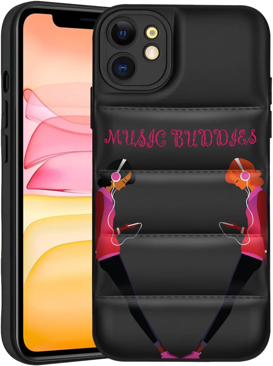 Amazon Brand - Solimo Basic Case for Apple iPhone 11 (Rubber_Black)