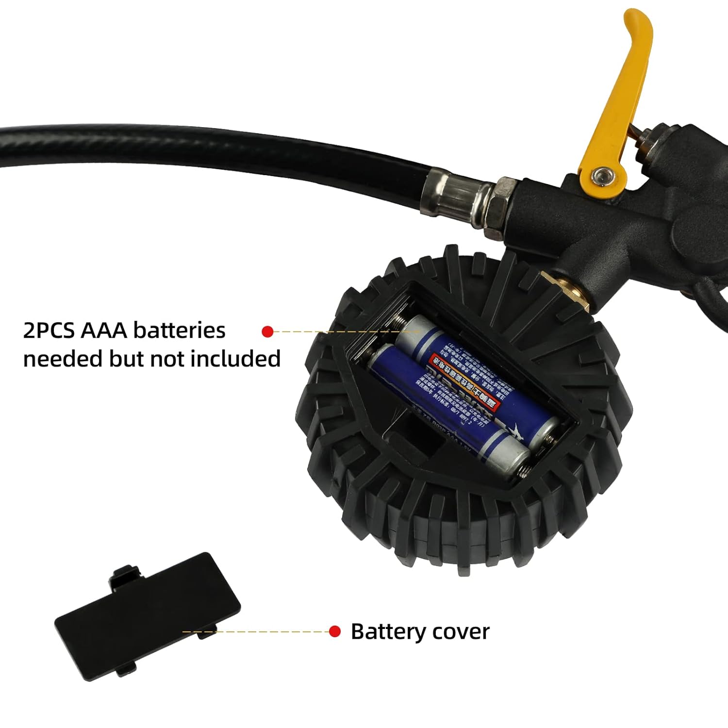 FORNAX Digital Tire Inflator with 200 PSI Pressure Gauge for Testing Tire Pressure - Image 4