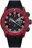 EDOX 01125-CLNRN-NINRO Mens Wristwatch, Chrono Offshore 1, Automatic Carbon, Chronograph, red