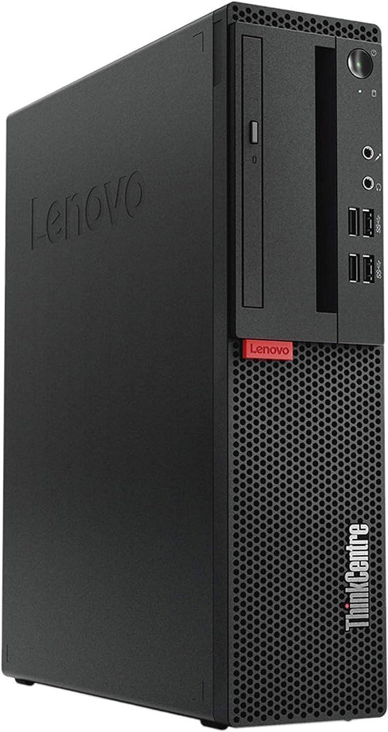 Lenovo ThinkCentre M710s SFF Ordinateur de bureau, Intel Core i7-7700T, 16 Go de RAM, SSD 512 Go, WiFi, Bluetooth, clavier QWERTY américain, Windows 11 Pro (reconditionné)