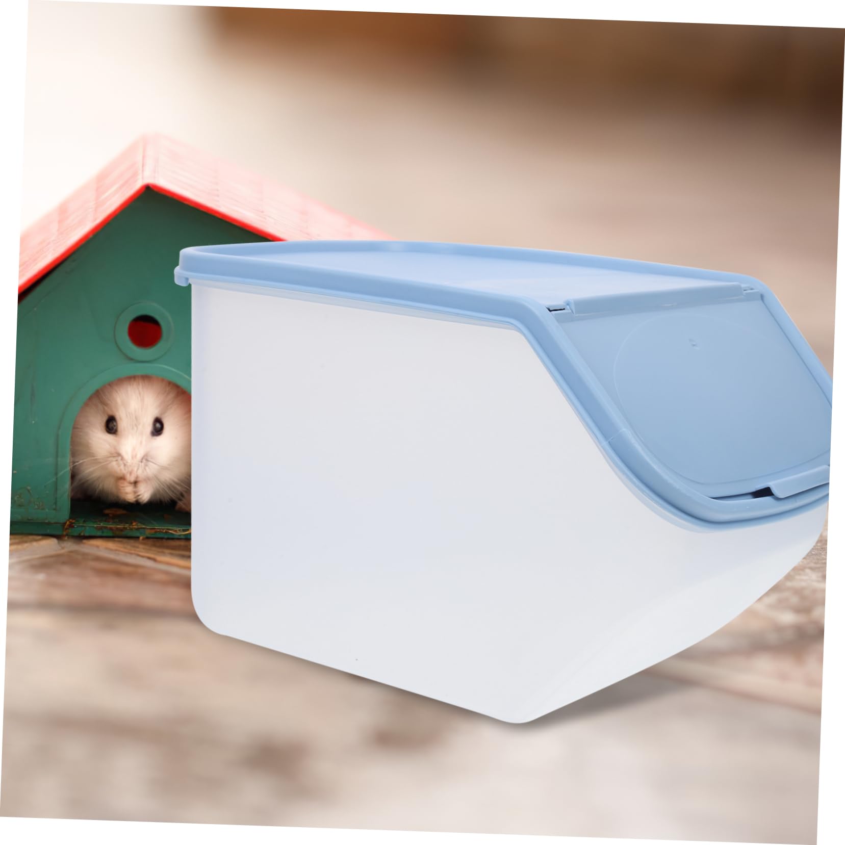 Praktische Hamsterversorgung Käfigbadebox Empfindliches Badezimmer Lichtecht Leicht Zu Reinigen Für Haustiere