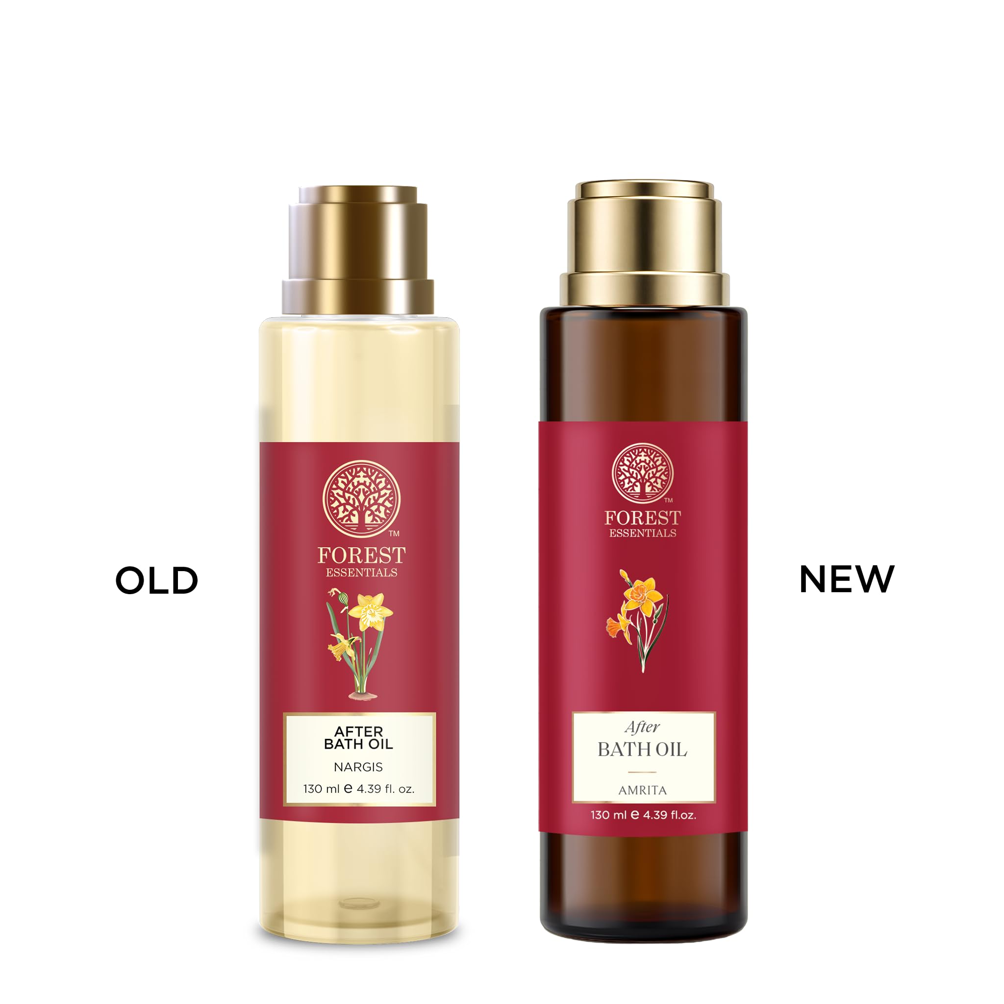 Amazon.com : Forest Essentials After Bath Oil Nargis 130 ml (Body