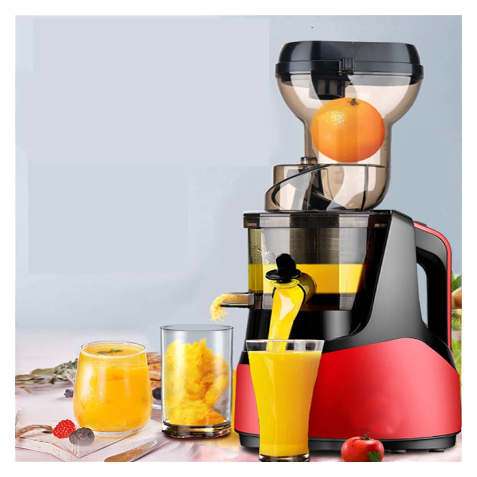Spremiagrumi Separazione dei residui di Succo Frutta Domestica Automatica Piccola frittura Multifunzionale Commerciale (Colore: B, Dimensioni: UK_220V) (Borgogna KR_220V)