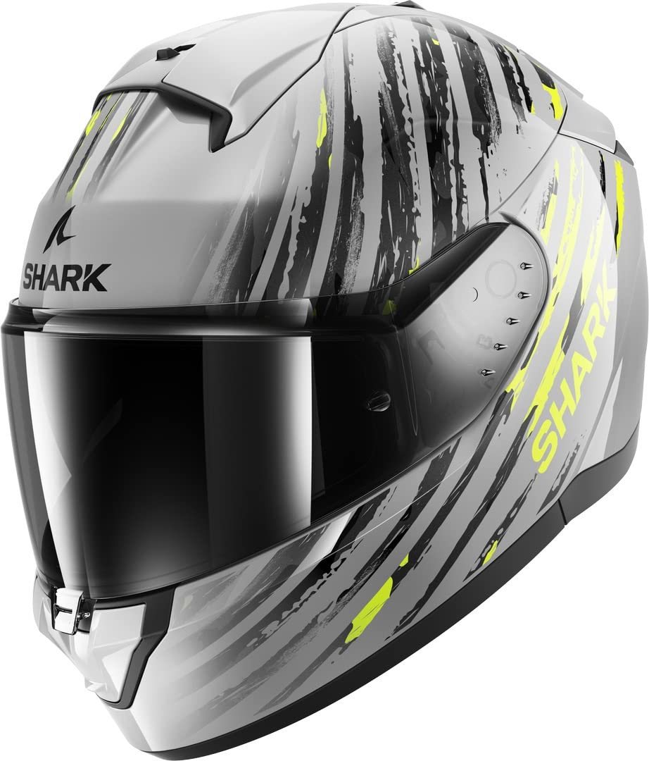SHARK, Casque Moto intégral RIDILL 2 ASSYA Gris / Jaune Say, XXL