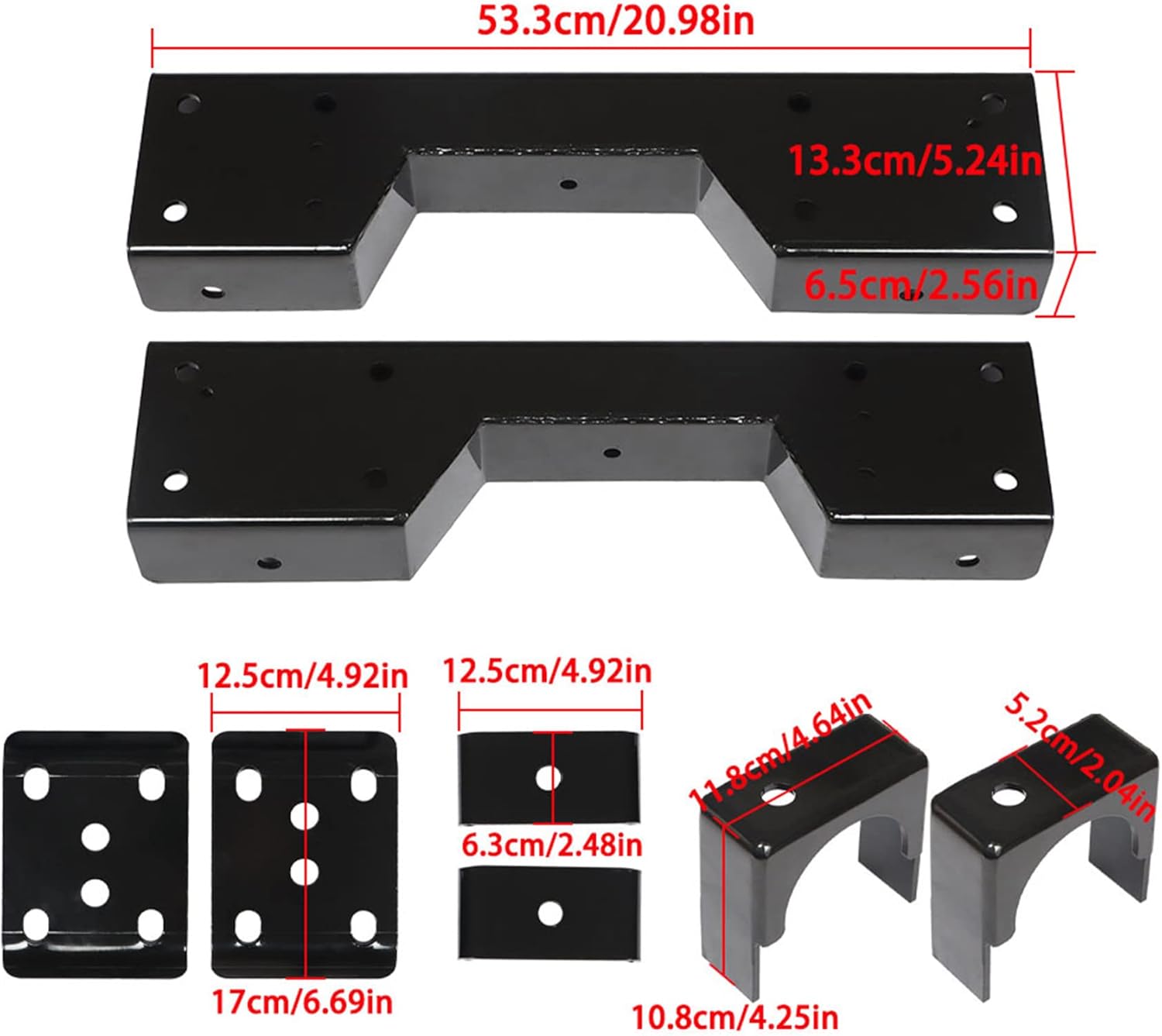 6 Inch Rear Axle C-Notch Rear Support & Drop Flip Kit Replacement for Chevy Silverado C1500 GMC Sierra 1988 1989 1990 1991 1992 1993 1994 1995 1996 1997 1998