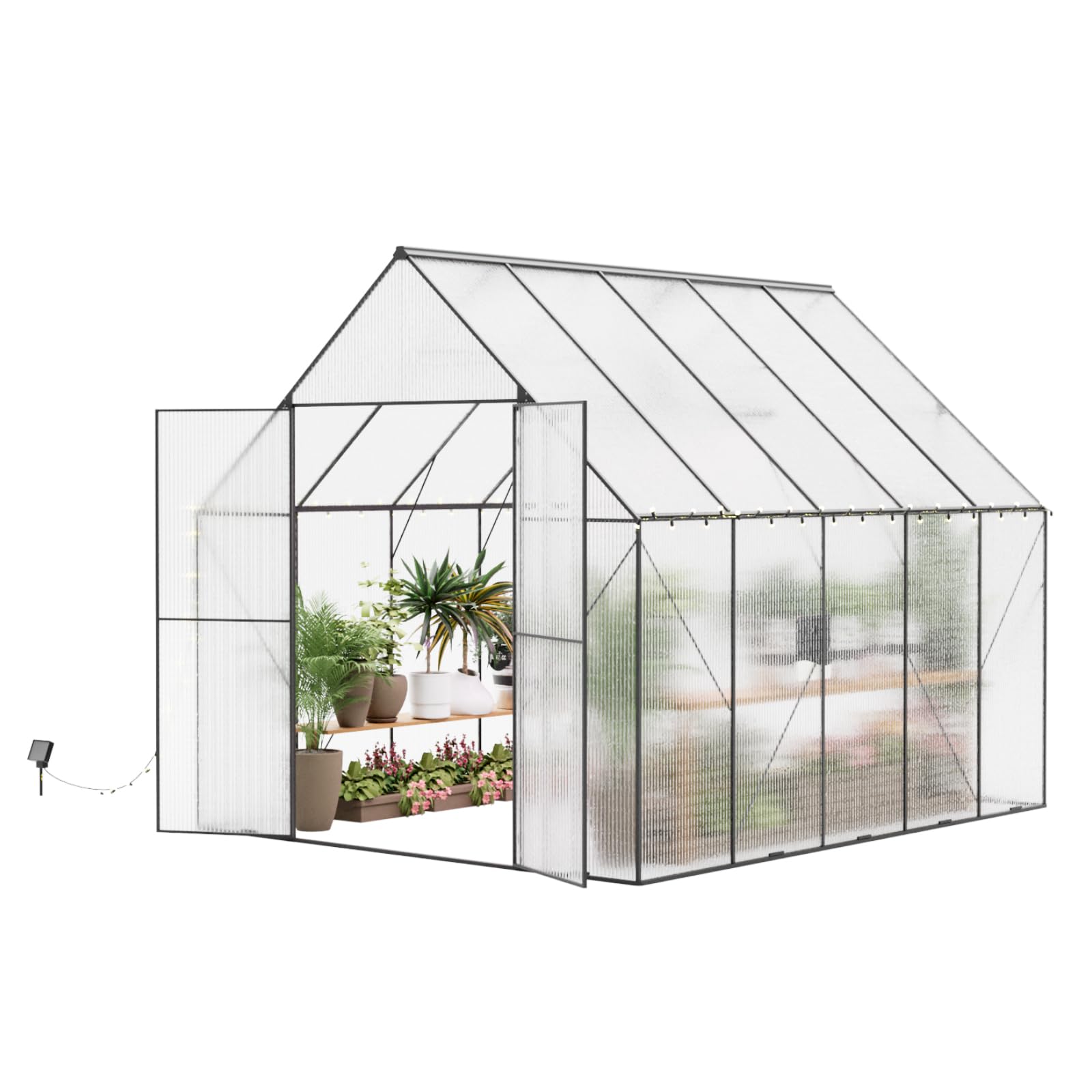 Benass 8x10 FT Greenhouse