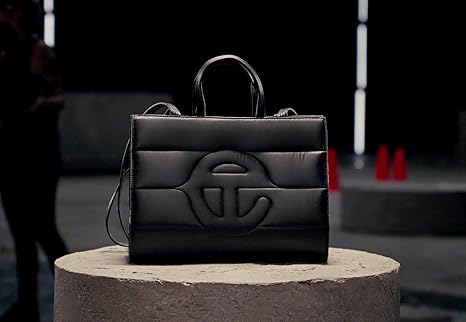 Amazon | TELFAR スモール パフショッパー, イエロー, S | ハンドバッグ