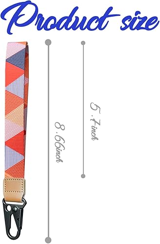 Miniatura 7 de Correa de muñeca para llavero, soporte para llavero para mujer y hombre, llavero de muñeca genial (flor amarilla)