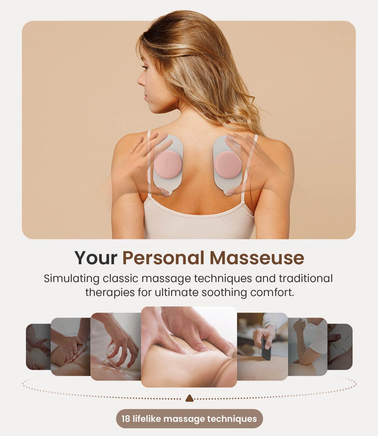 MOOYEE TENS Unit - Wireless Muscle Stimulator -3