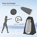 Pop Up Privacy Tent Shower Tent, Portable Camping Bathroom Toilet Tents, Changing Dressing Room Privacy Room for Camping Hiking Beach Sun Shelter Picnic Fishing Foldable with Carrying Bag
