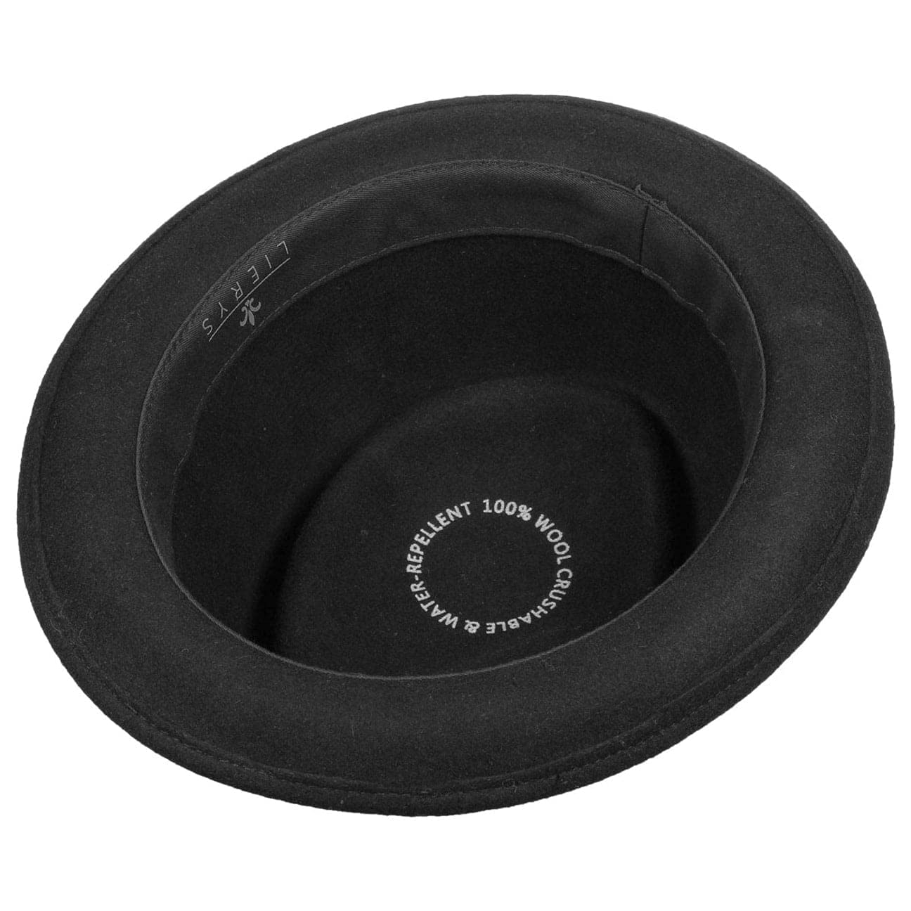 Lierys Chapeau Pork Pie Blank Femme/Homme - de Musicien Feutre pour Homme Hiver Automne Ete Printemps Printemps-ete
