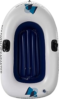 Aufblasbares Boot, Schwimmbad See Float Floß 145 x 91 cm Kajak Heavy Duty Blow-Up Faltbares Schwimmendes Schlauchboot für Sommer Wasser Abenteuer Fluss Reisen