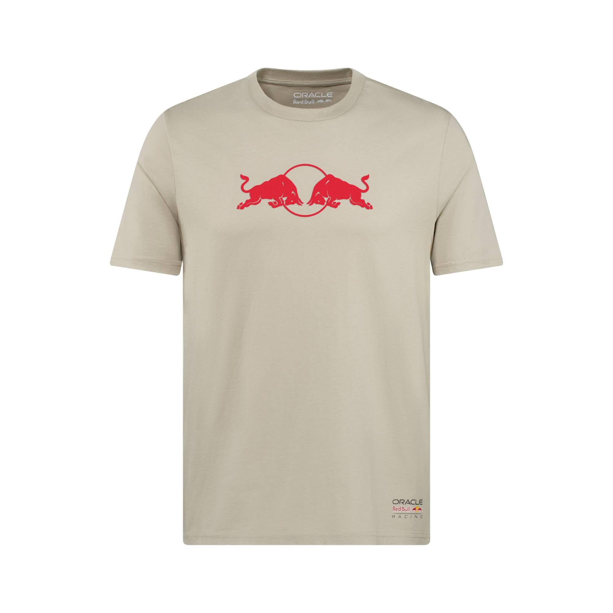 Red Bull ENERGY WEAR Oracle RB Racing Spark T-Shirt Grau | Offizieller Formel 1 Fanartikel - 100% Baumwolle - Motorsport - Merchandise