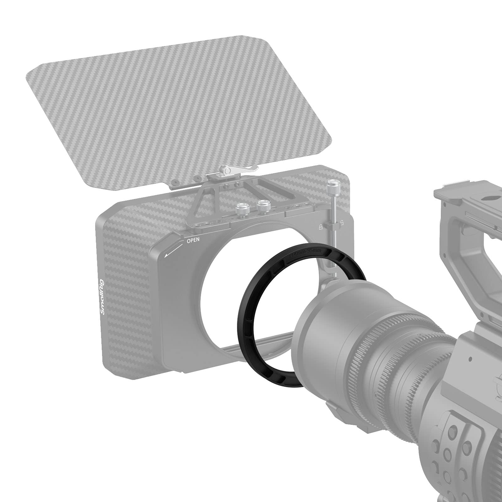 SmallRig Clamp-On Lens Adapter Ring for Matte Box 2660 (114mm-95mm