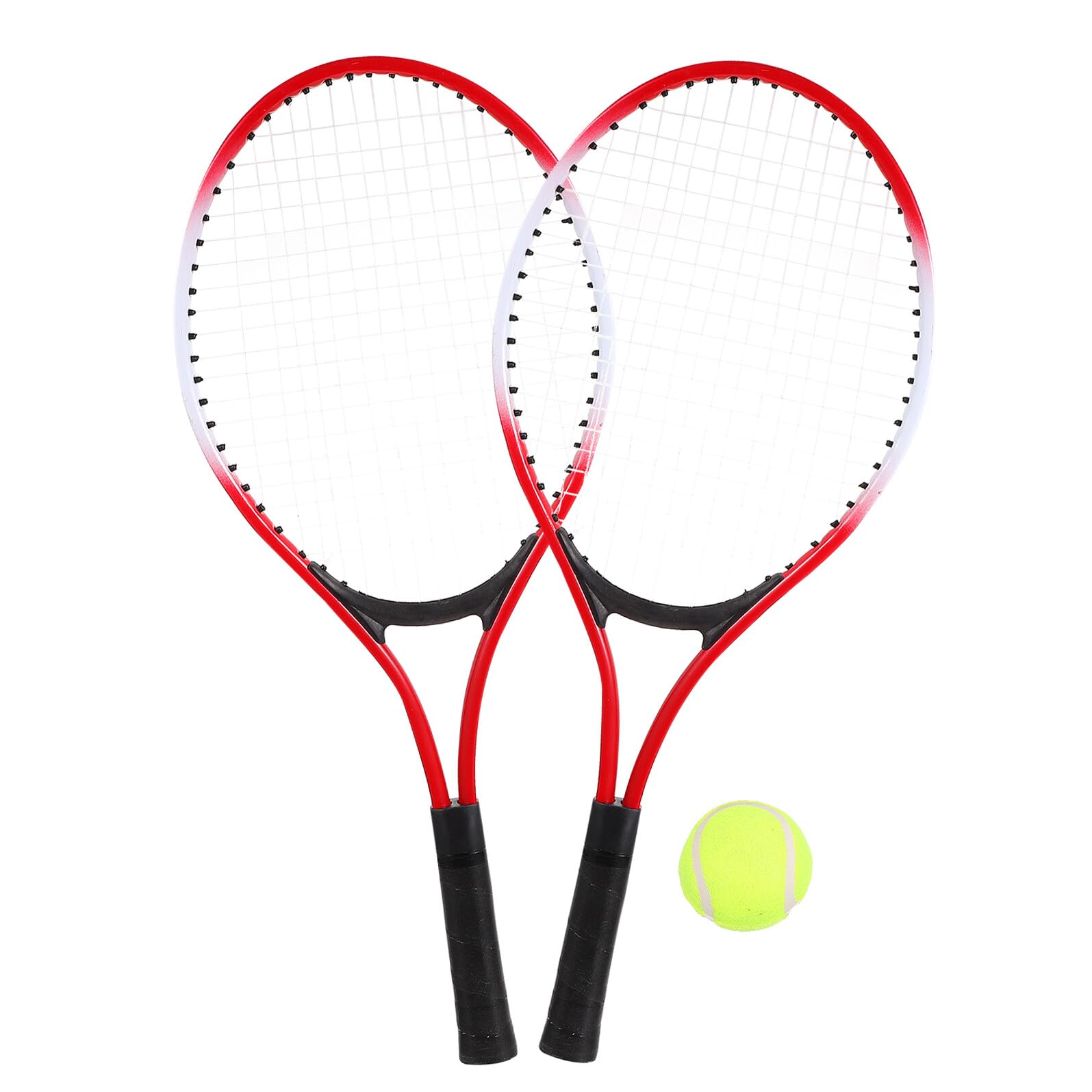 Racchetta da Tennis con Palla, Set da 2 Pezzi per Bambini | Bambini e Ragazzi, Struttura in Ferroleghe, Rete Flessibile e Impugnatura Morbida, con Borsa