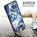 SURITCH Marble Case for Samsung Galaxy S10 Plus,[Built-in Screen Protector] Full-Body Protection Shockproof Rugged Bumper Protective Cover for Samsung Galaxy S10 Plus 6.4 Inch (Space Blue)