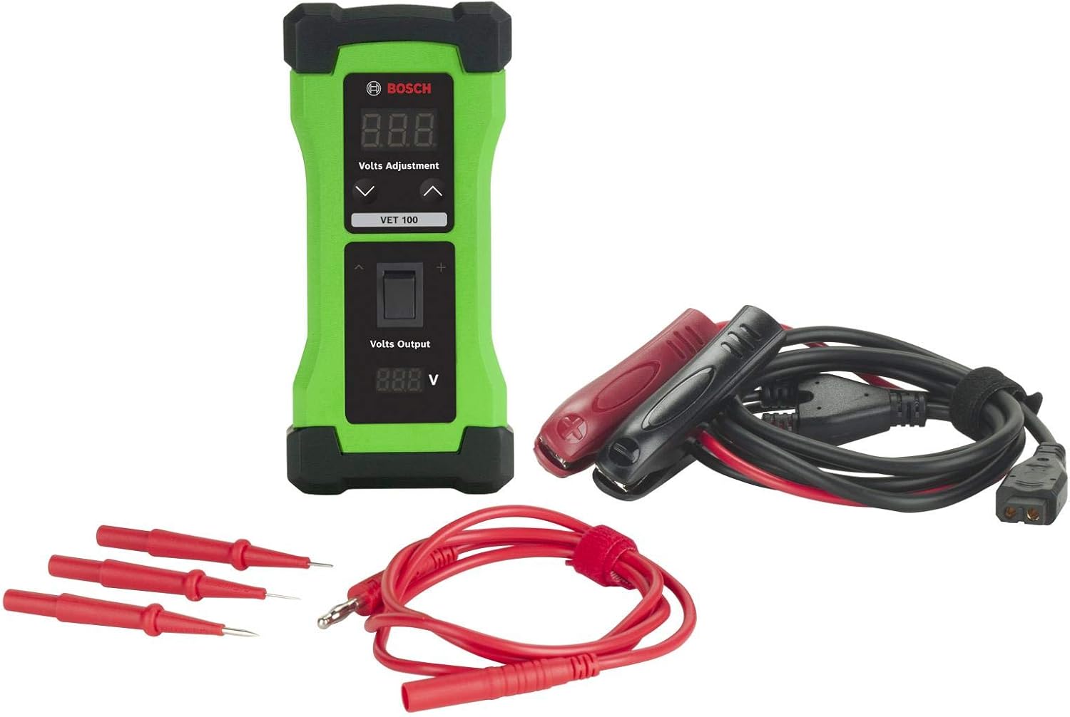 Bosch 3920 Vet 100 Circuit Analysis Tool for use with Scan Tools to Identify Faulty Sensors, Wiring Harnesses, or Issues with PCM