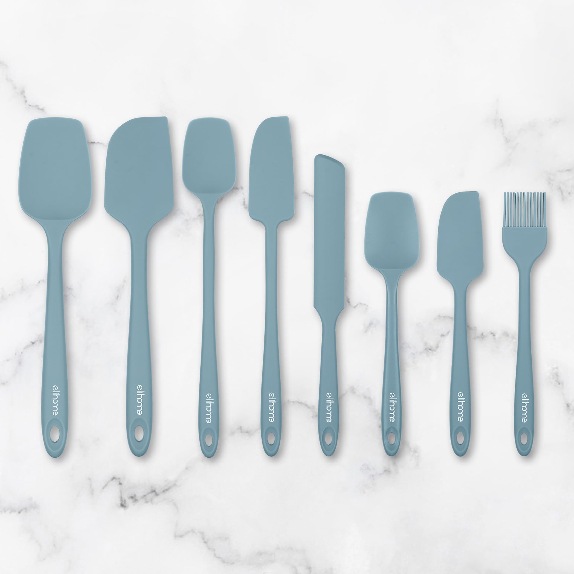 Mini Spoonula Small Spatulas Silicone Heat Resistant Elihome Mini Silicone Spoonula ...
