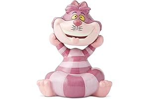 Enesco 6003749 Disney Ceramics Alice in Wonderland Cheshire Cat Salt and Pepper Shakers, 4.5 Inch