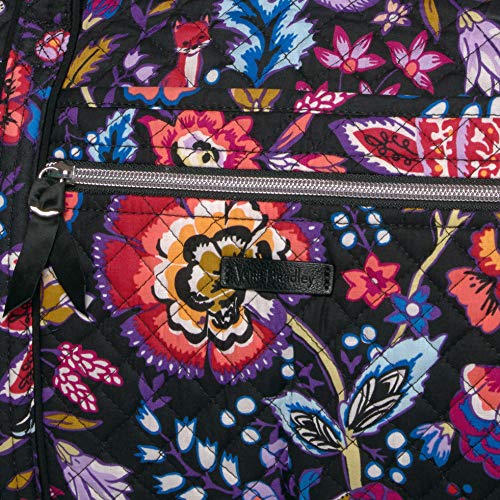 Vera Bradley Women's Signature Cotton Medium Travel Duffel Bag, Foxwood, One Size