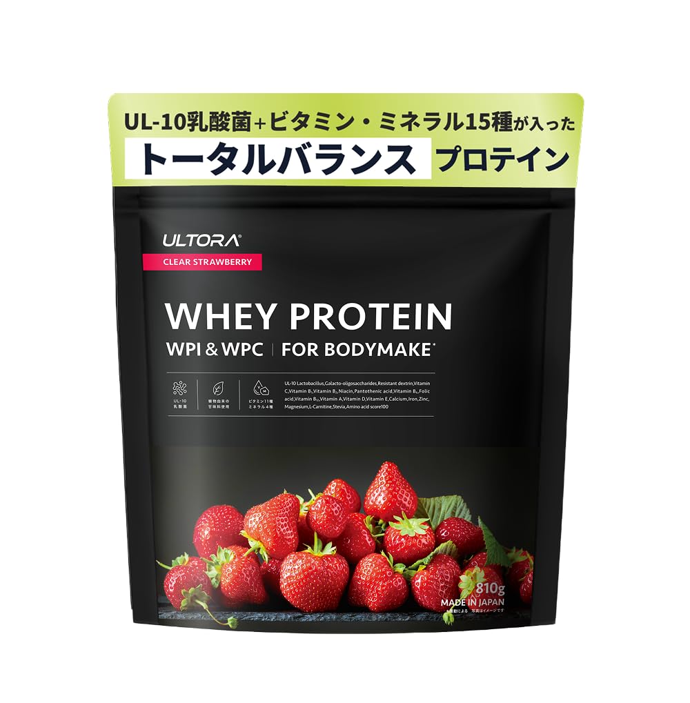 Amazon | ULTORA ウルトラ ホエイ プロテイン WPI & WPC 810g 人工甘味