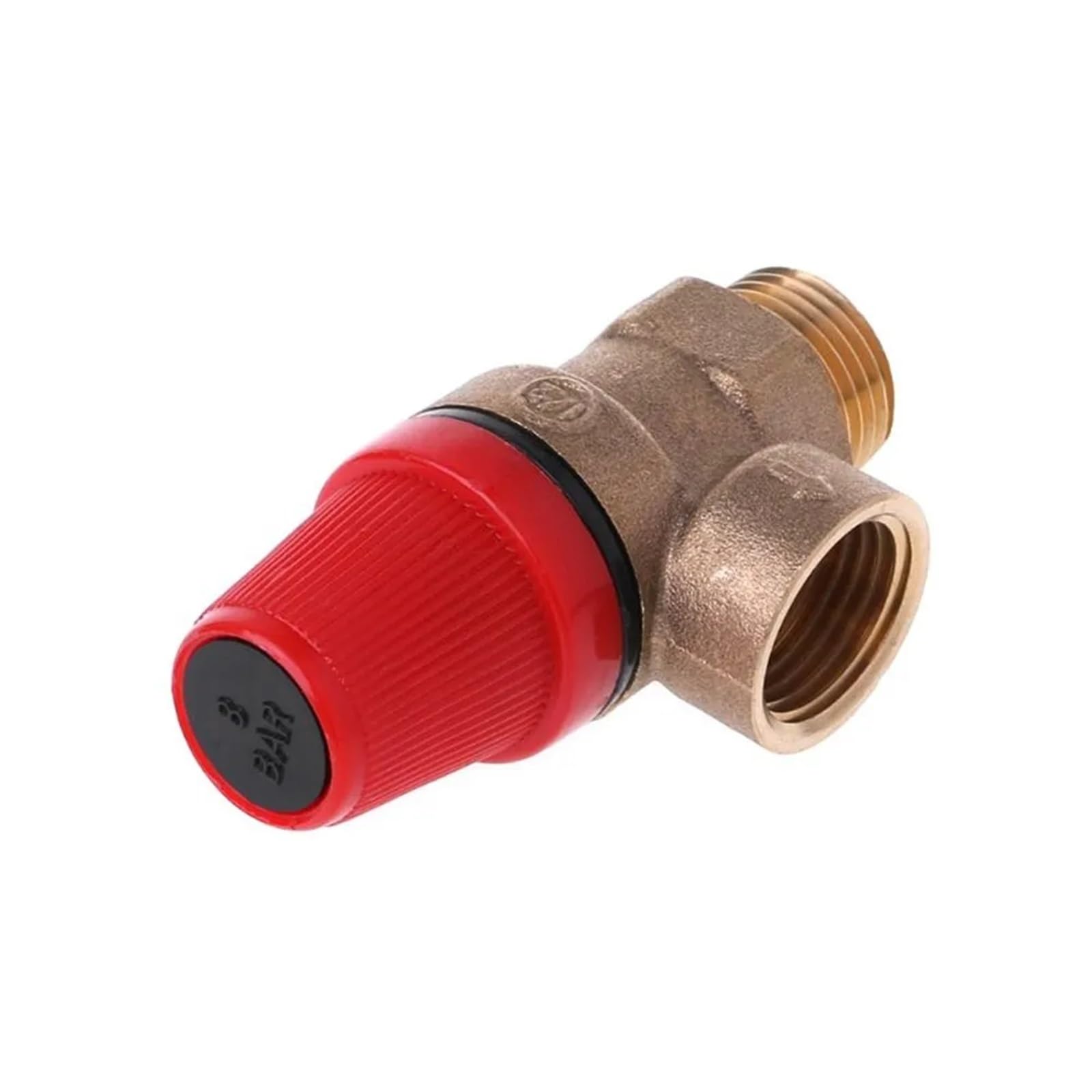 1Pc 1/2 "BSPBrass Valvola di Sicurezza Scarico Interruttore di Scarico for Scaldabagno Solare Filo Interno ed Esterno(Color:G_4 BAR)
