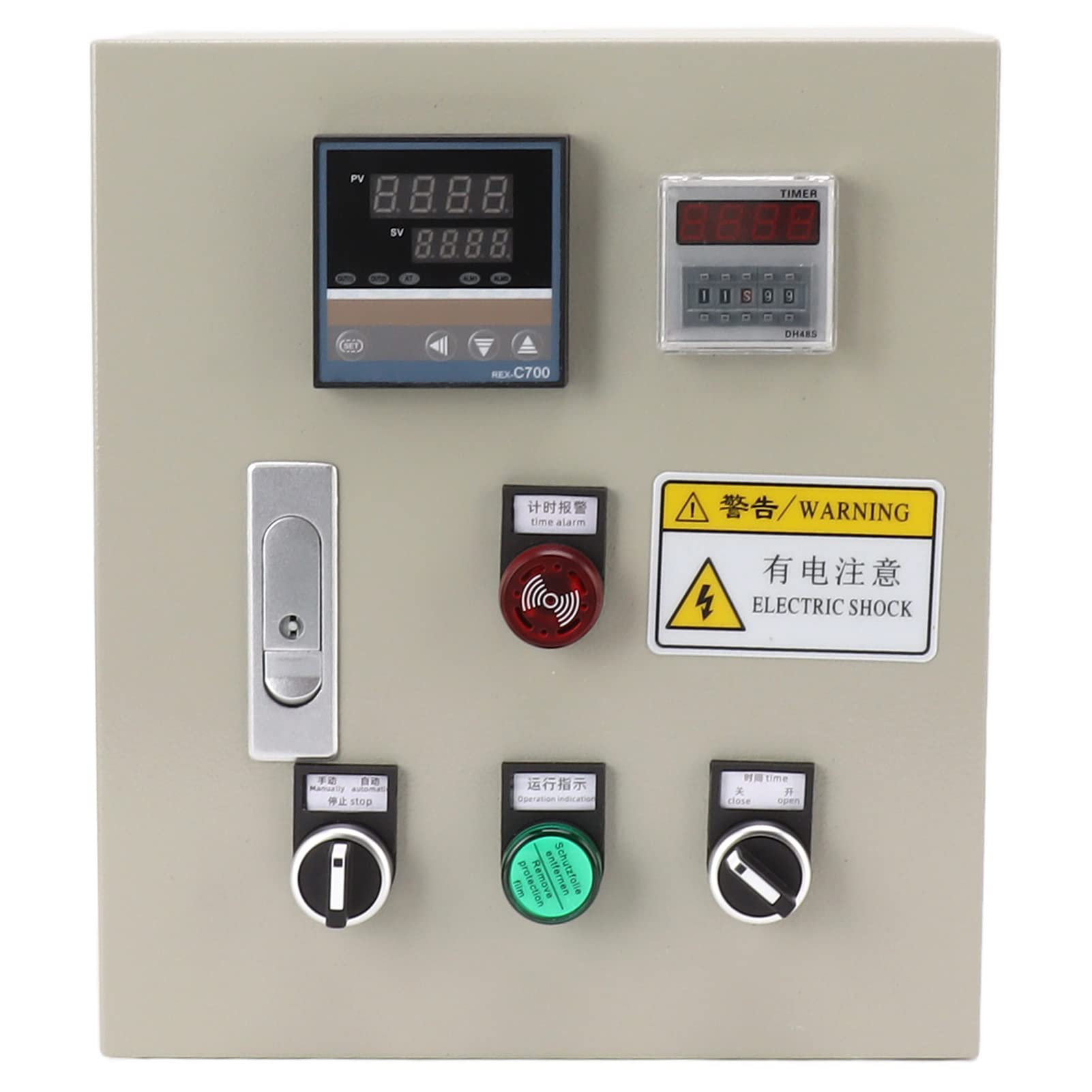 Generic Kontroler Temperatury, Kontroler Temperatury Kontrolera PID z termoparą 0–400 ℃ Cyfrowa Kontrola PID 380V AC 15kW Pudełko Temperaturowe