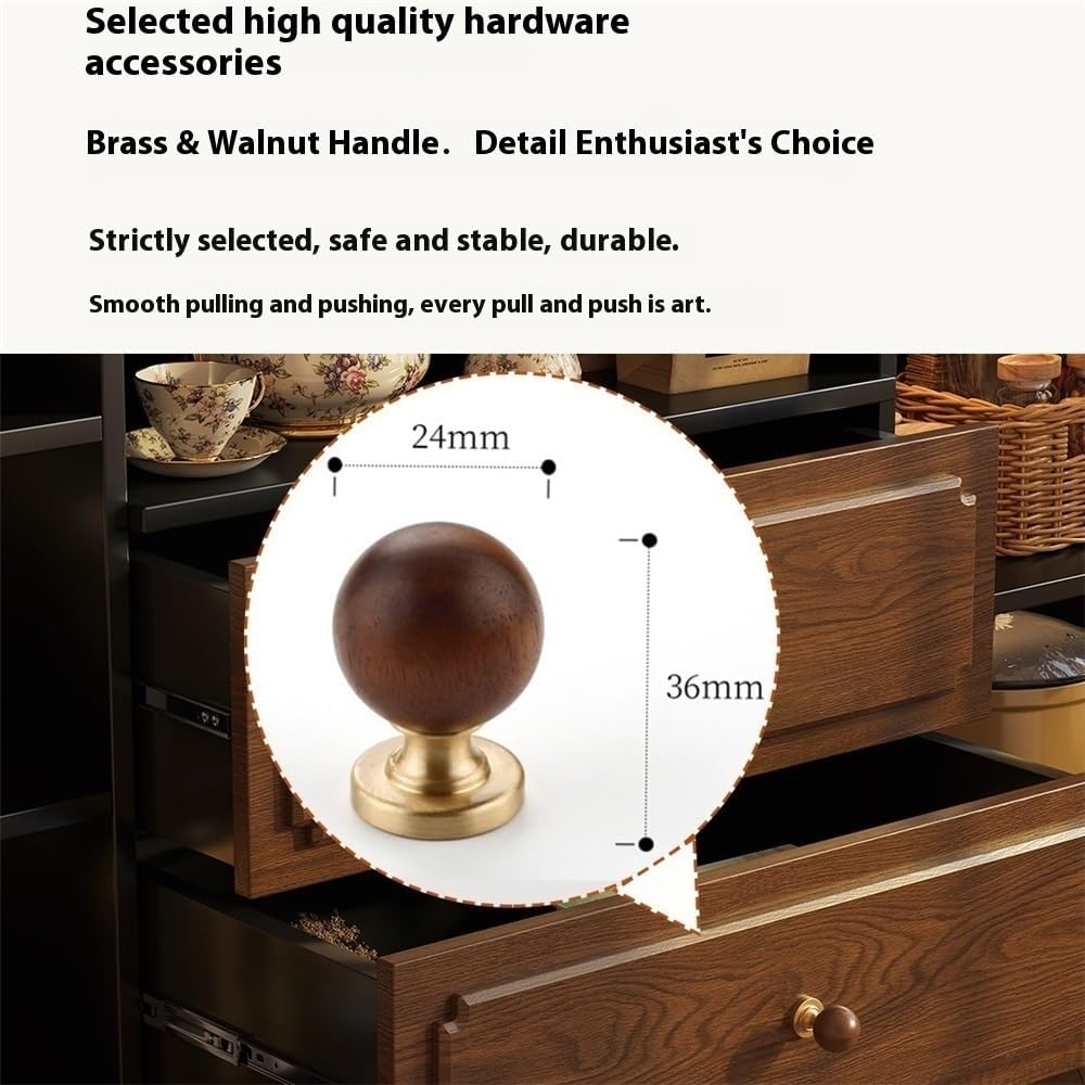 Sideboard Cabinet Living Room Storage Cabinet Solid Wood Dining Sideboard Ultra-Thin 20cm Narrow Side Console Coffee Table