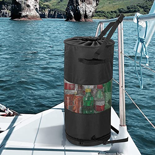 Fasrom Boat Trash Bag with Zipper Bottom for Easy Disposal, Black (Empty Bag Only, Patented Design) by Fasrom - Image 7