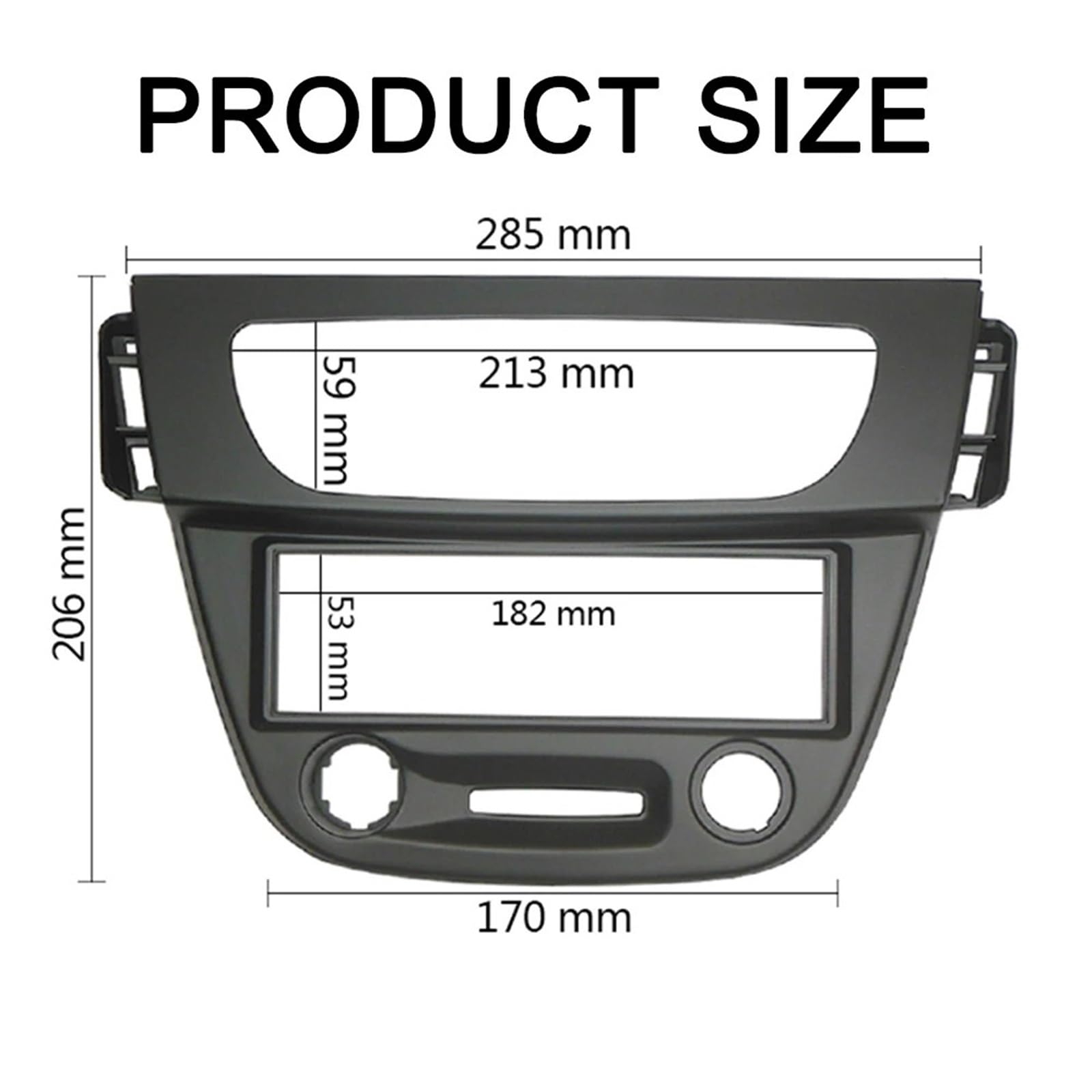 Panel stereo,Compatible With Renault,for Megane