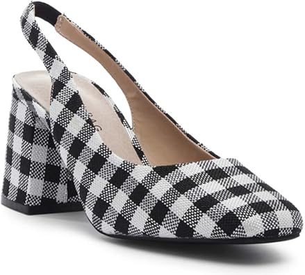 Gingham slingbacks Clearance