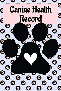 Canine Health Record: Vet Visits and Immunizations Logbook